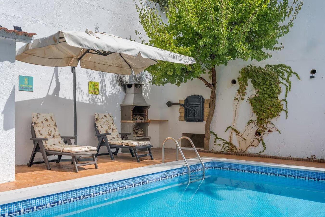 Casa Rural Vistablanca En Una Sola Planta Con Bonitas Vistas Y Piscina - Junto A La Capital Y La Alhambra เซเนส เด ลาเบกา ภายนอก รูปภาพ